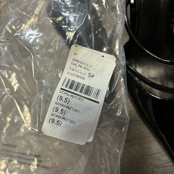 SCHUTZ | Aimee Pump Heels In Black Patent Leather Size 9.5 - Picture 4 of 11